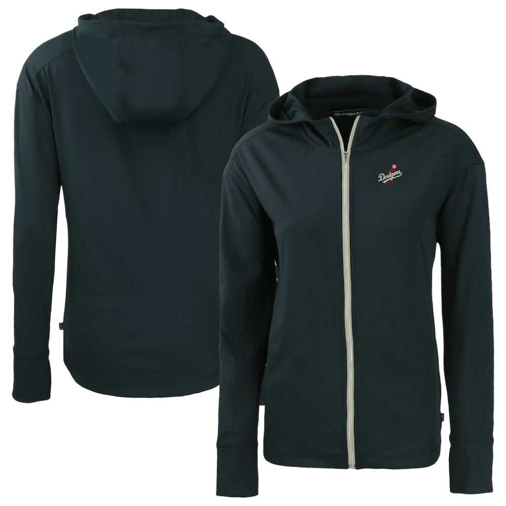 Los Angeles Dodgers Cutter & Buck Women's  Daybreak Eco Recycled Full-Zip Hoodie Jacket - MLB Jackets