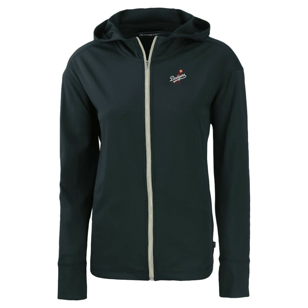Los Angeles Dodgers Cutter & Buck Women's  Daybreak Eco Recycled Full-Zip Hoodie Jacket - MLB Jackets