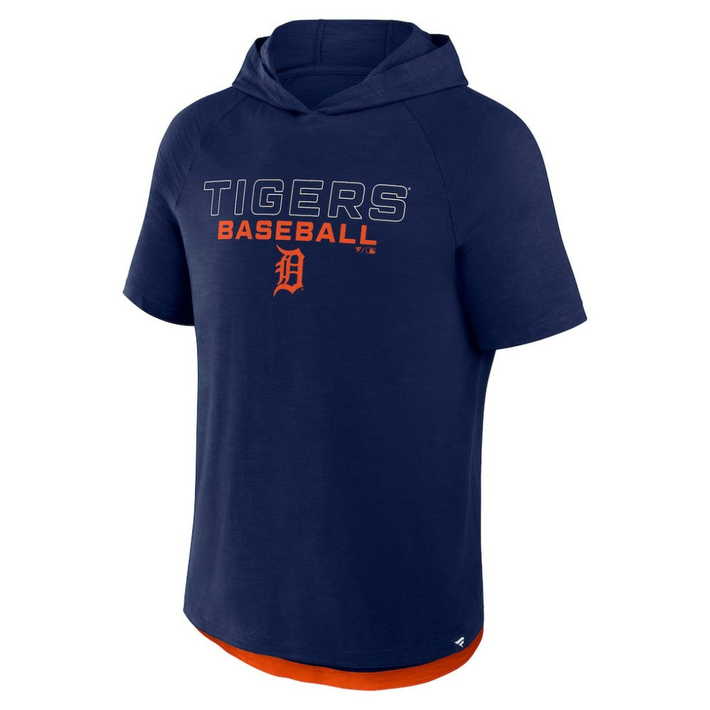 Detroit Tigers Fanatics Clubhouse Optimal Play Raglan Hoodie T-Shirt - MLB Hoodies