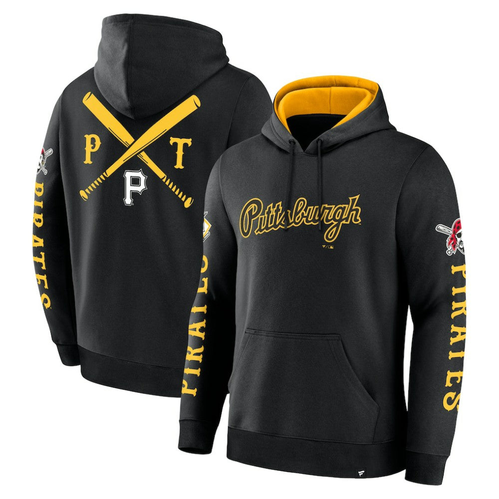 Pittsburgh Pirates Fanatics Big City Legacy Fleece Pullover Hoodie - MLB Hoodies