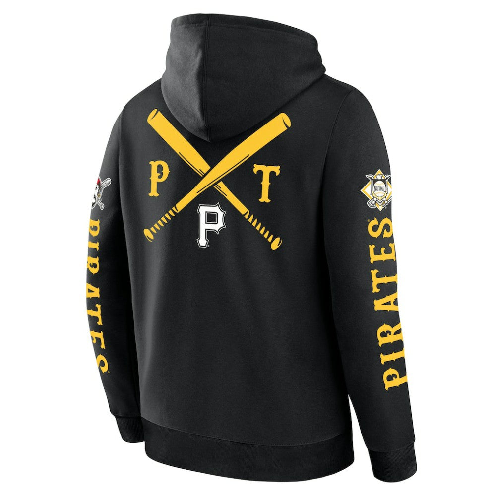 Pittsburgh Pirates Fanatics Big City Legacy Fleece Pullover Hoodie - MLB Hoodies