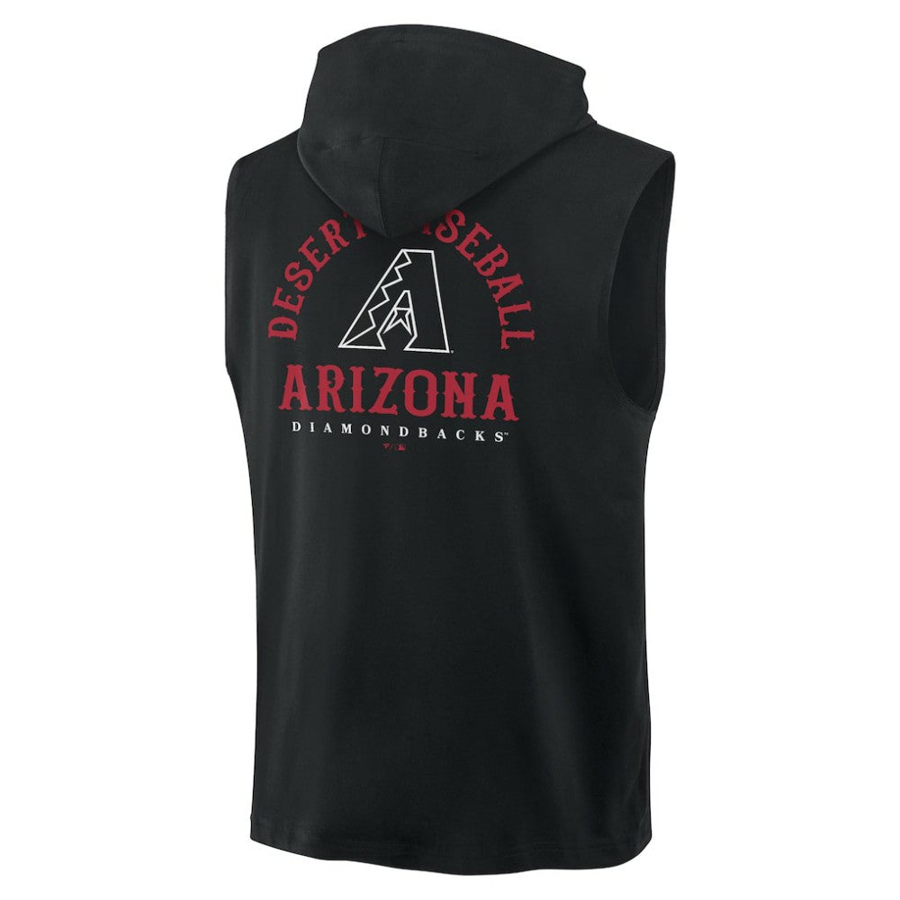 Arizona Diamondbacks Fanatics Fire Speed Sleeveless Pullover Hoodie - MLB Hoodies