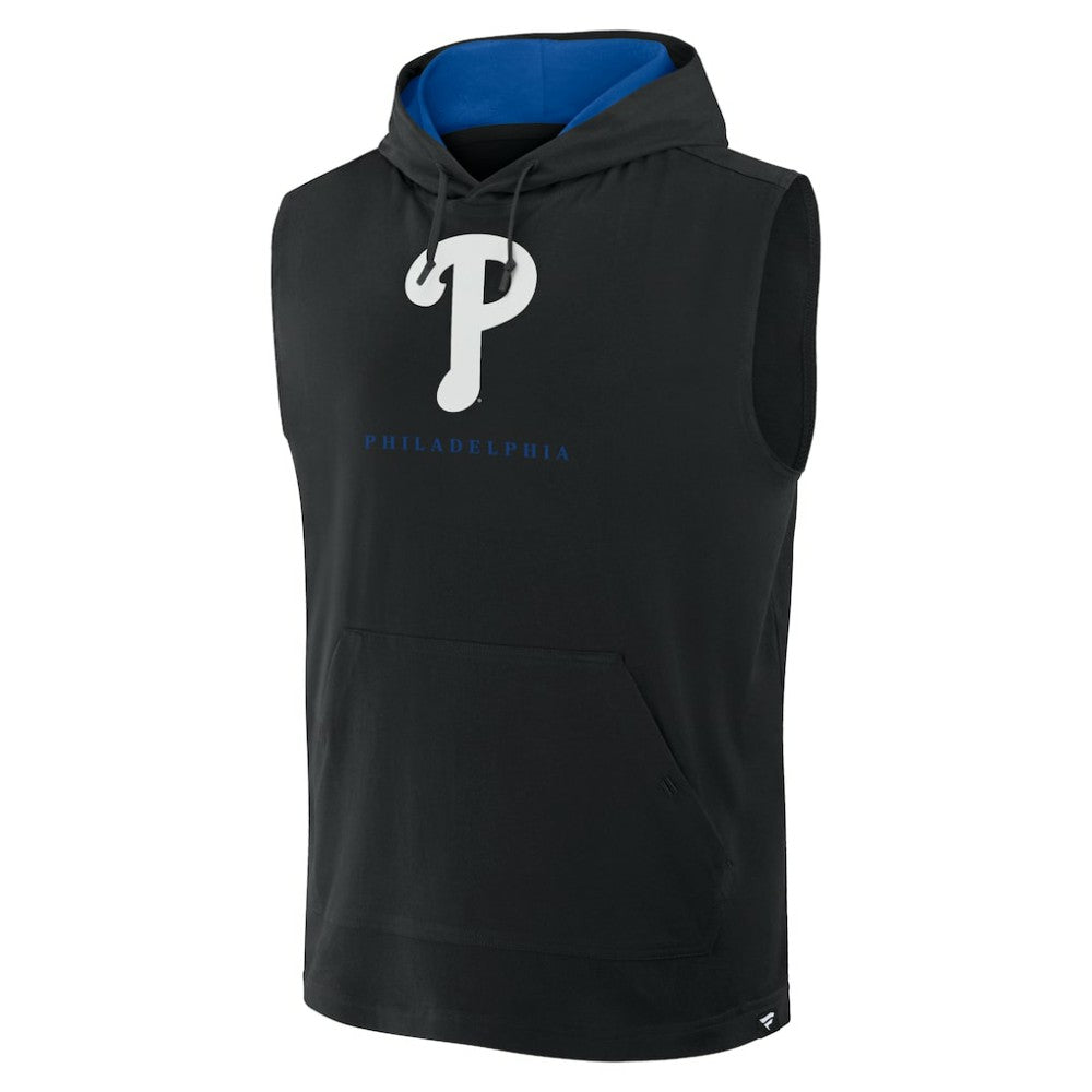Philadelphia Phillies Fanatics Fire Speed Sleeveless Pullover Hoodie - MLB Hoodies