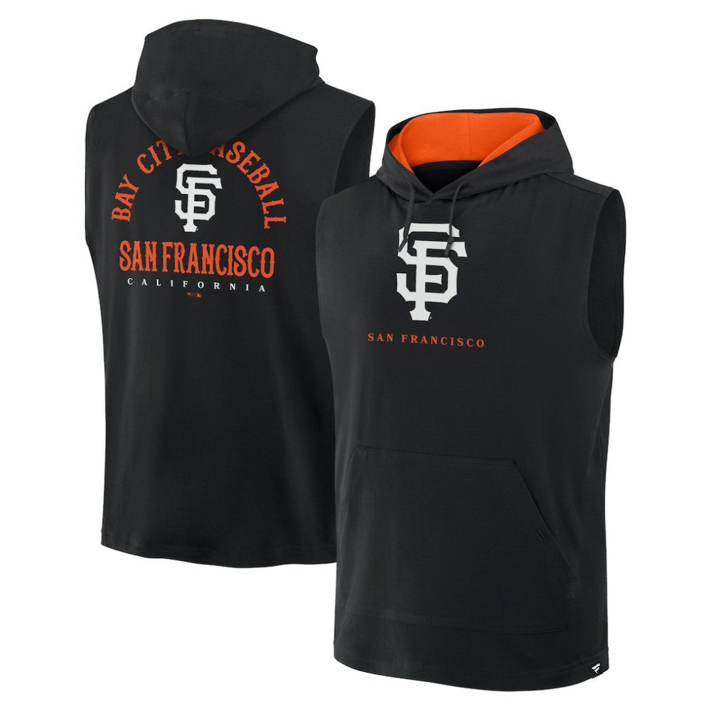 San Francisco Giants Fanatics Fire Speed Sleeveless Pullover Hoodie - MLB Hoodies