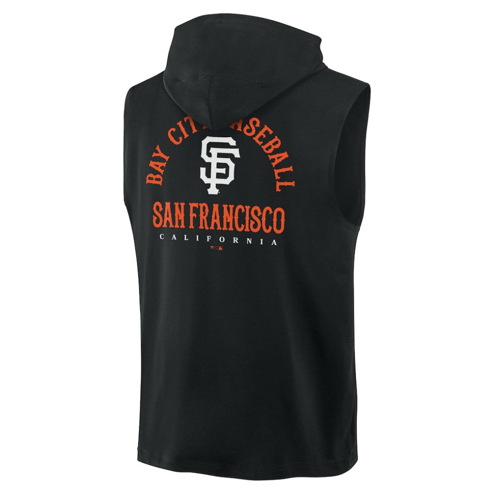 San Francisco Giants Fanatics Fire Speed Sleeveless Pullover Hoodie - MLB Hoodies