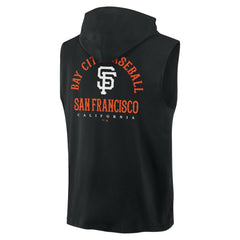 San Francisco Giants Fanatics Fire Speed Sleeveless Pullover Hoodie - MLB Hoodies
