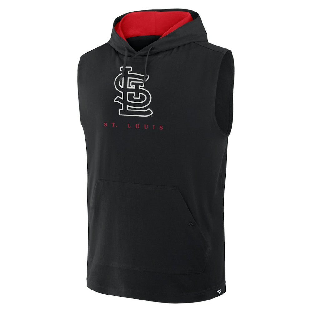 St. Louis Cardinals Fanatics Fire Speed Sleeveless Pullover Hoodie - MLB Hoodies