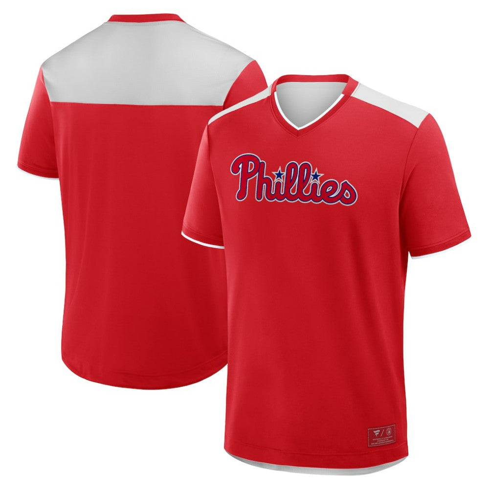 Philadelphia Phillies Fanatics Walk Off V-Neck T-Shirt - MLB T-shirts