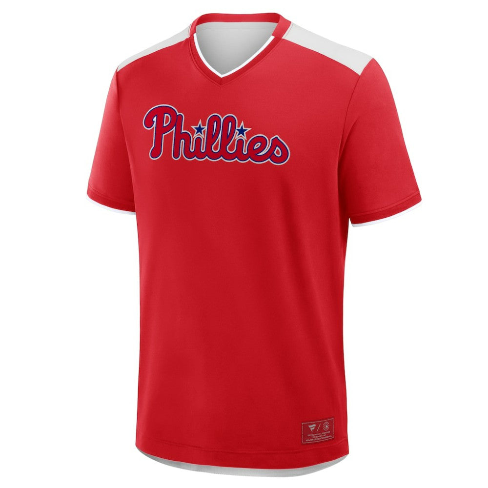 Philadelphia Phillies Fanatics Walk Off V-Neck T-Shirt - MLB T-shirts