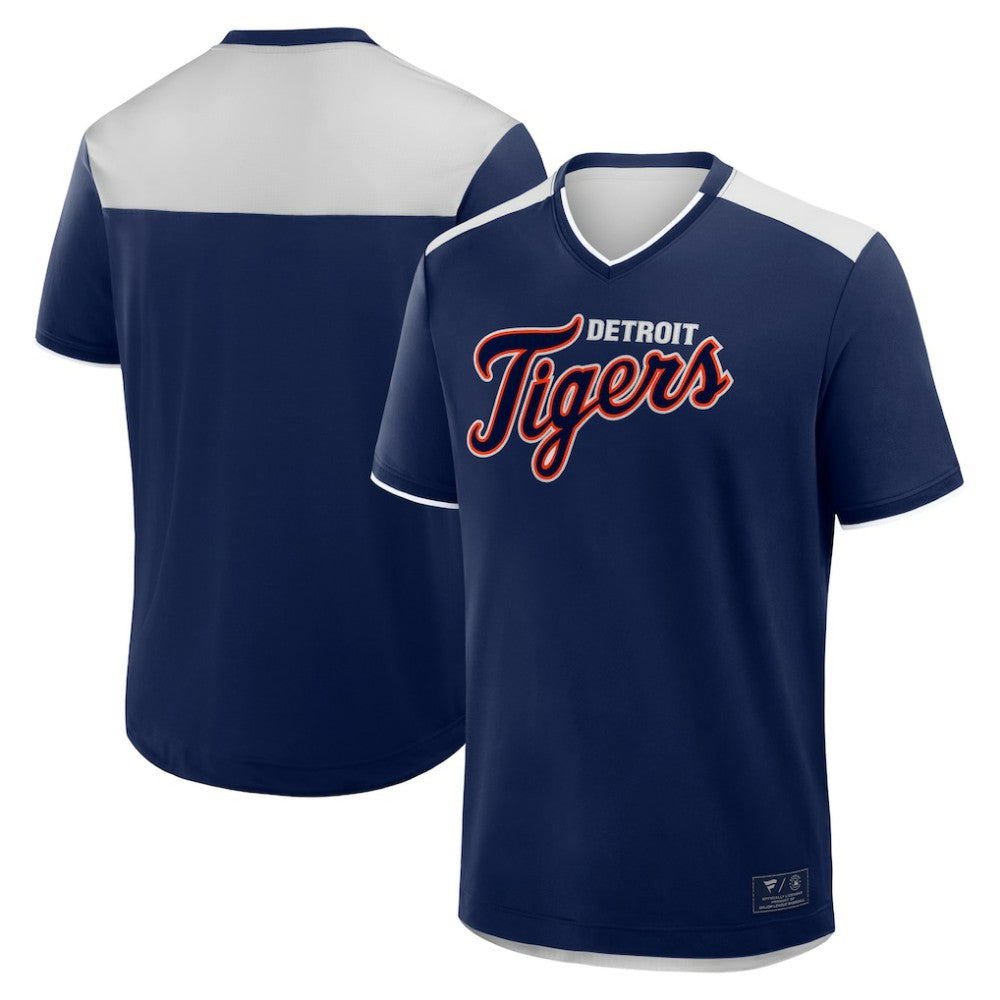 Detroit Tigers Fanatics Walk Off V-Neck T-Shirt - MLB T-shirts