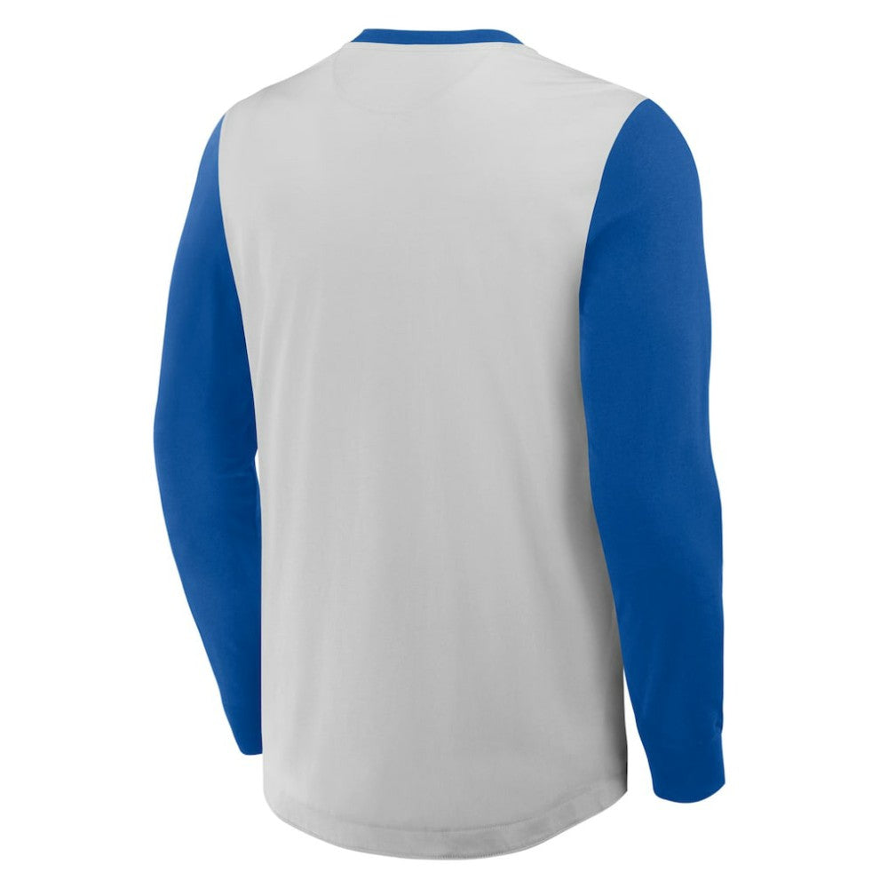 Los Angeles Dodgers Fanatics Clubhouse Long Sleeve Henley Shirt - MLB