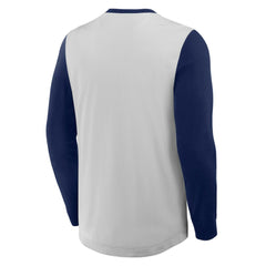 Atlanta Braves Fanatics Clubhouse Long Sleeve Henley Shirt - MLB