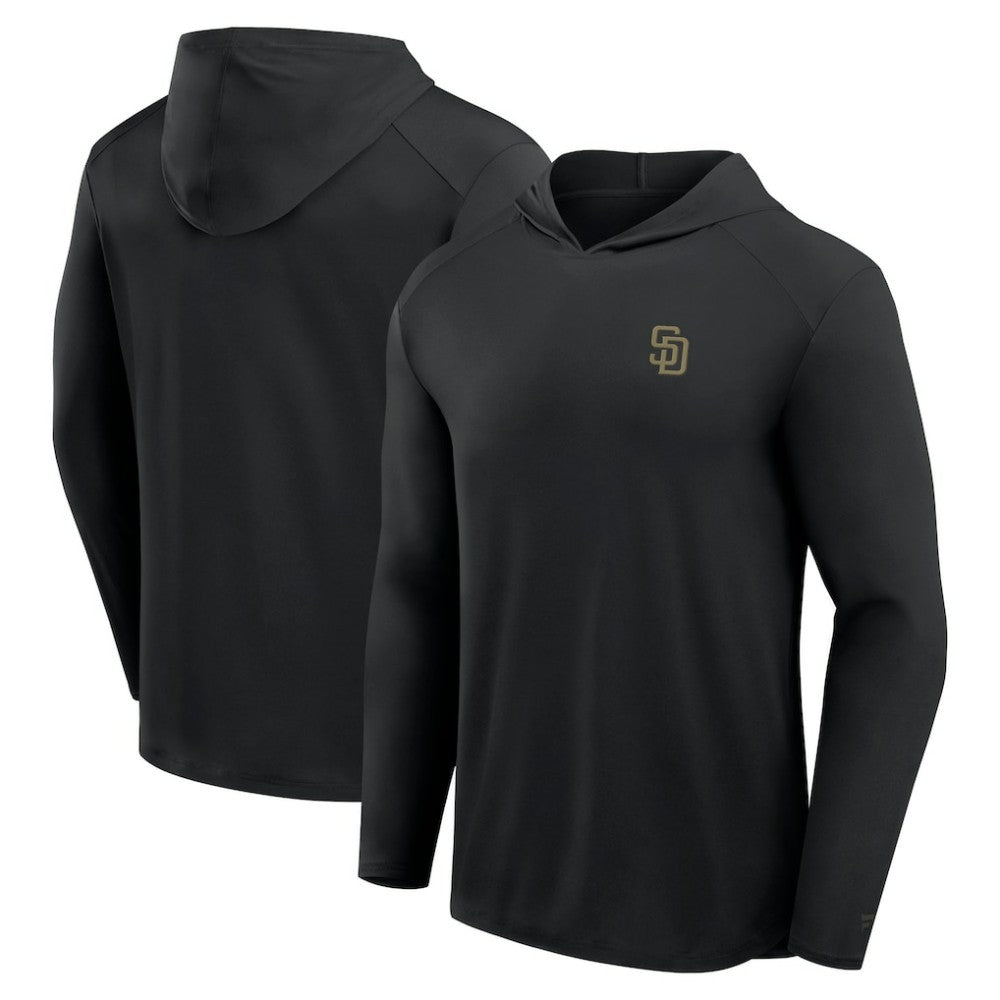 San Diego Padres Fanatics Front Office Power Mono Long Sleeve Hoodie T-Shirt - MLB Hoodies