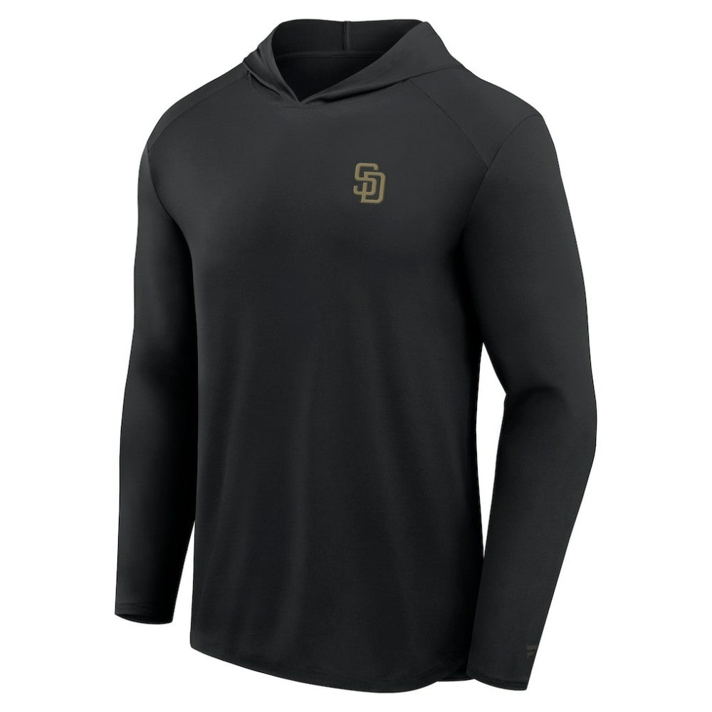 San Diego Padres Fanatics Front Office Power Mono Long Sleeve Hoodie T-Shirt - MLB Hoodies