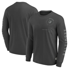 Baltimore Orioles Fanatics Elements Future Ground Tonal Info Long Sleeve T-Shirt - MLB T-shirts
