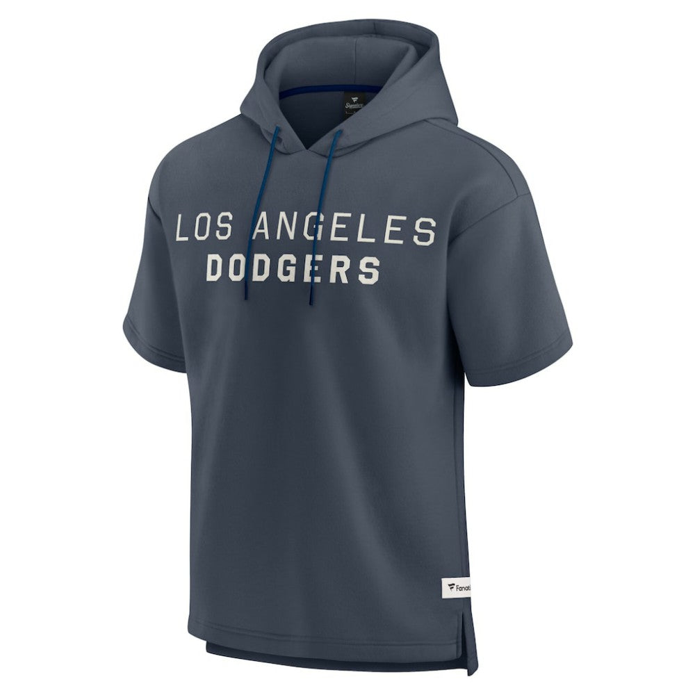 Los Angeles Dodgers Fanatics Elements Future Ground Lettering Short Sleeve Pullover Hoodie - MLB Hoodies