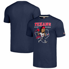 Houston Texans C.J. Stroud  Homage Unisex Caricature Player Tri-Blend T-Shirt | NFL On sale