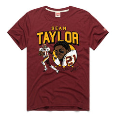 Washington Commanders Sean Taylor  Homage Caricature Retired Player Tri-Blend T-Shirt | NFL Online