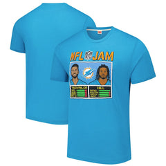 Miami Dolphins Tua Tagovailoa & Tyreek Hill  Homage Unisex NFL Jam Tri-Blend T-Shirt | NFL US