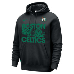 Black Boston Celtics Courtside Club Pullover Hoodie | NBA