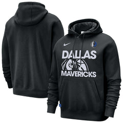 Black Dallas Mavericks Courtside Club Pullover Hoodie sale | NBA