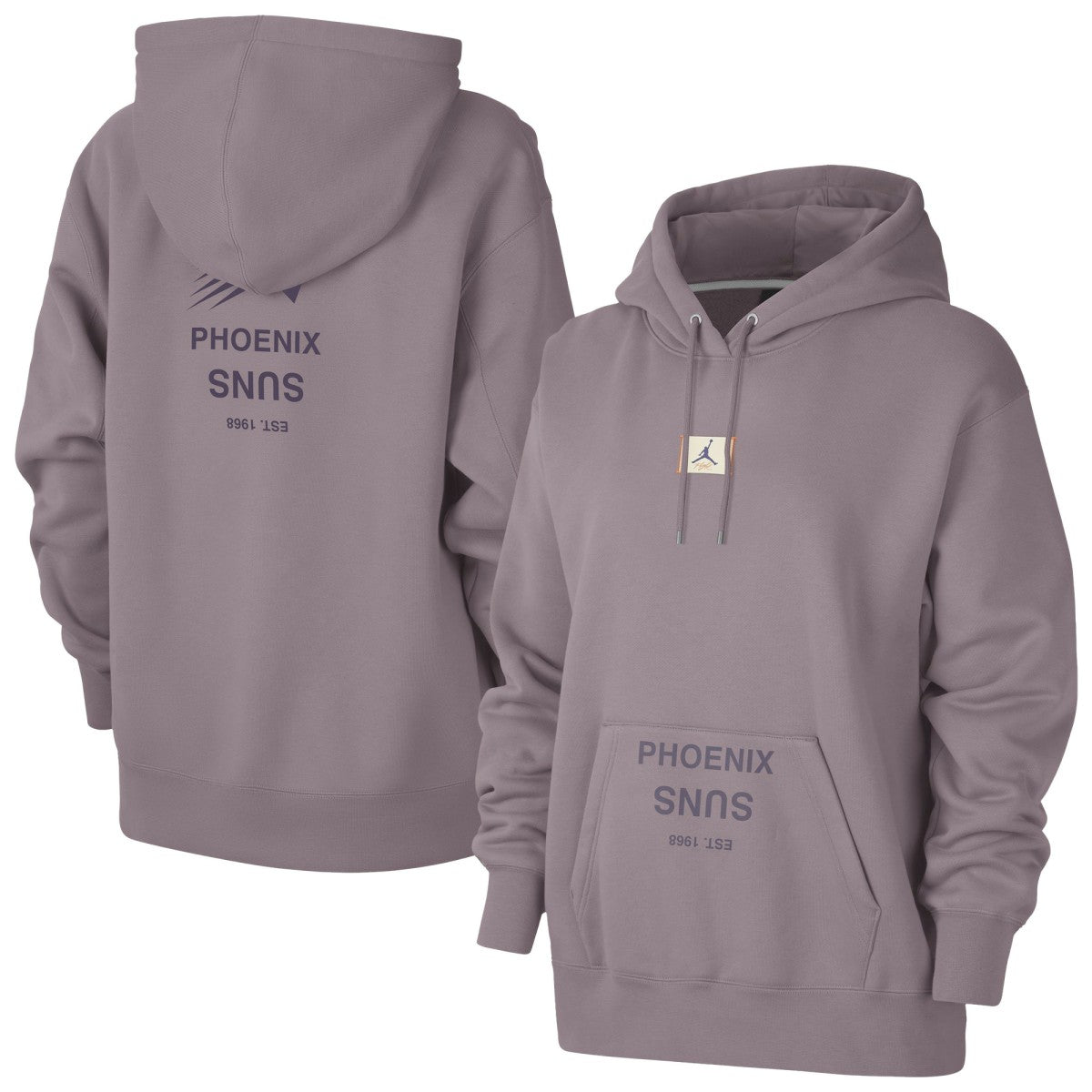 Purple Phoenix Suns Jordan Brand Women's Courtside Statement Edition Premium Pullover Hoodie | NBA