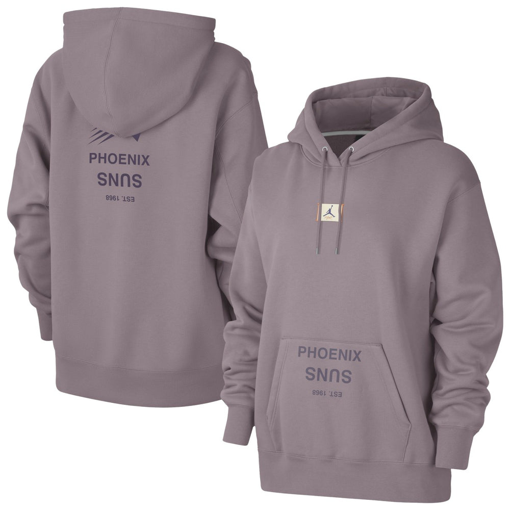 Purple Phoenix Suns Jordan Brand Women's Courtside Statement Edition Premium Pullover Hoodie | NBA