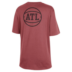 Red Atlanta Hawks Jordan Brand Women's Courtside Statement Edition Boyfriend T-Shirt | NBA