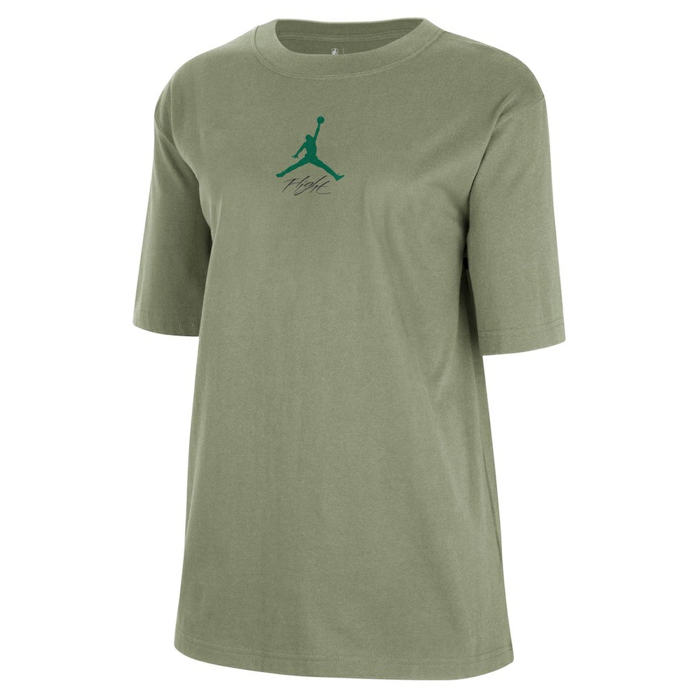 Green Boston Celtics Jordan Brand Women's Courtside Statement Edition Boyfriend T-Shirt | NBA