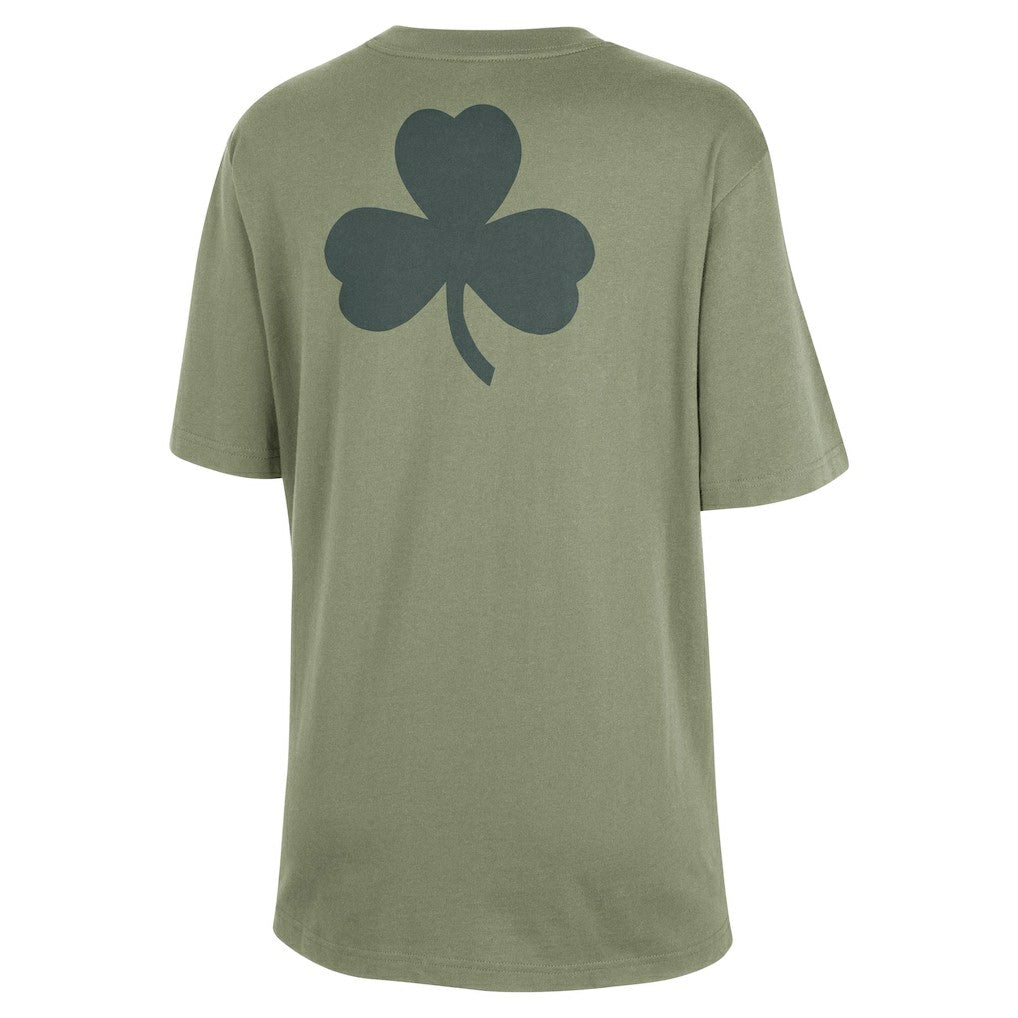 Green Boston Celtics Jordan Brand Women's Courtside Statement Edition Boyfriend T-Shirt | NBA