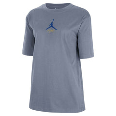 Ash Golden State Warriors Jordan Brand Women's Courtside Statement Edition Boyfriend T-Shirt sale | NBA