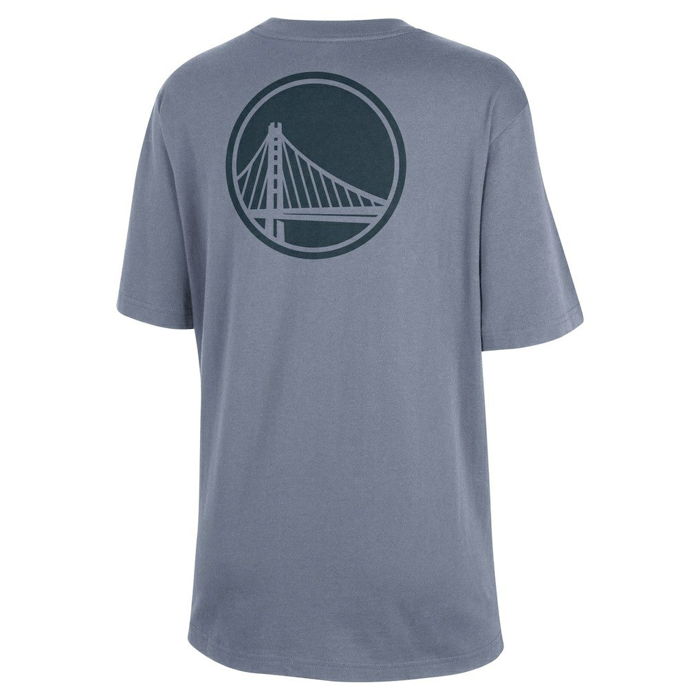 Ash Golden State Warriors Jordan Brand Women's Courtside Statement Edition Boyfriend T-Shirt sale | NBA