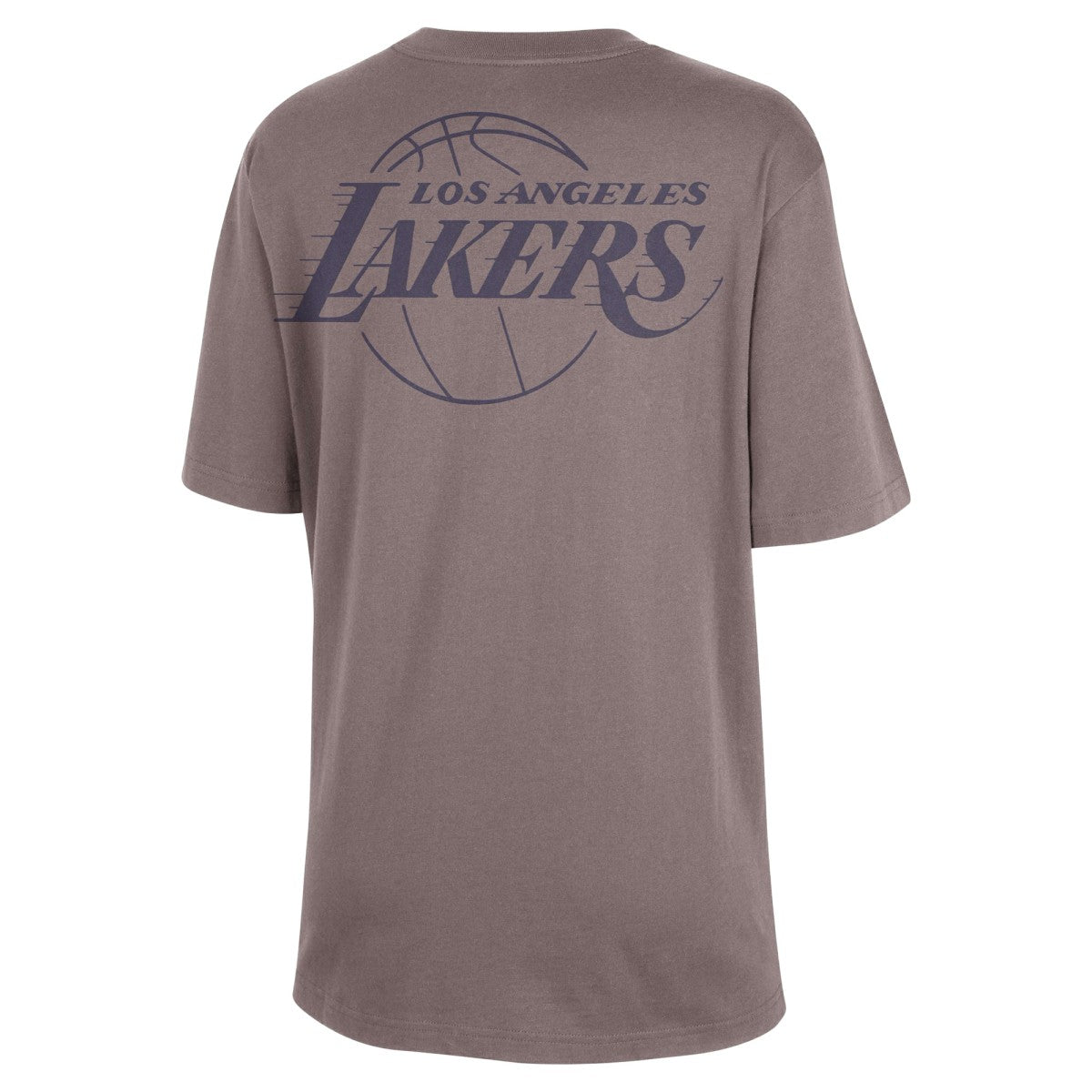 Charcoal Los Angeles Lakers Jordan Brand Women's Courtside Statement Edition Boyfriend T-Shirt | NBA