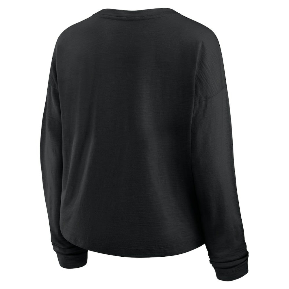 Vegas Golden Knights Fanatics Women's Oversized All Out Effort Long Sleeve Henley T-Shirt -  NHL T-shirts