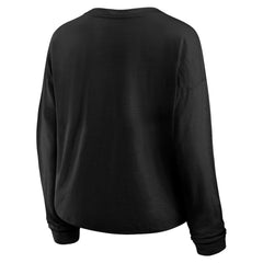 Boston Bruins Fanatics Women's Oversized All Out Effort Long Sleeve Henley T-Shirt -  NHL T-shirts