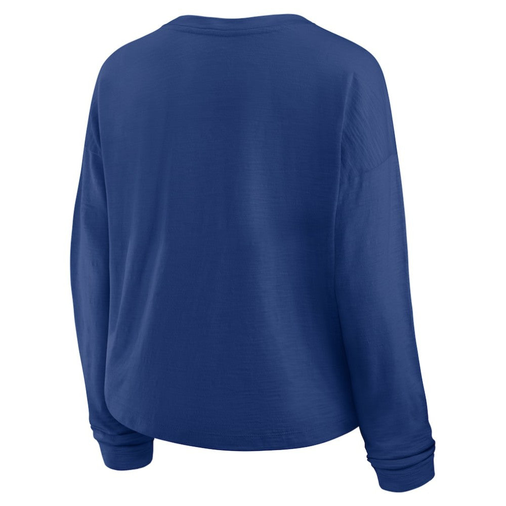 Tampa Bay Lightning Fanatics Women's Oversized All Out Effort Long Sleeve Henley T-Shirt -  NHL T-shirts