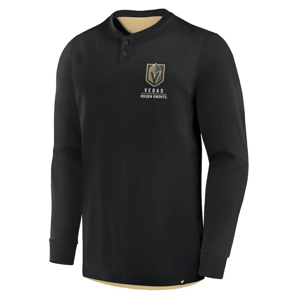 Vegas Golden Knights Fanatics Adrenaline Push Long Sleeve Henley Shirt -  NHL