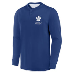Toronto Maple Leafs Fanatics Adrenaline Push Long Sleeve Henley Shirt -  NHL