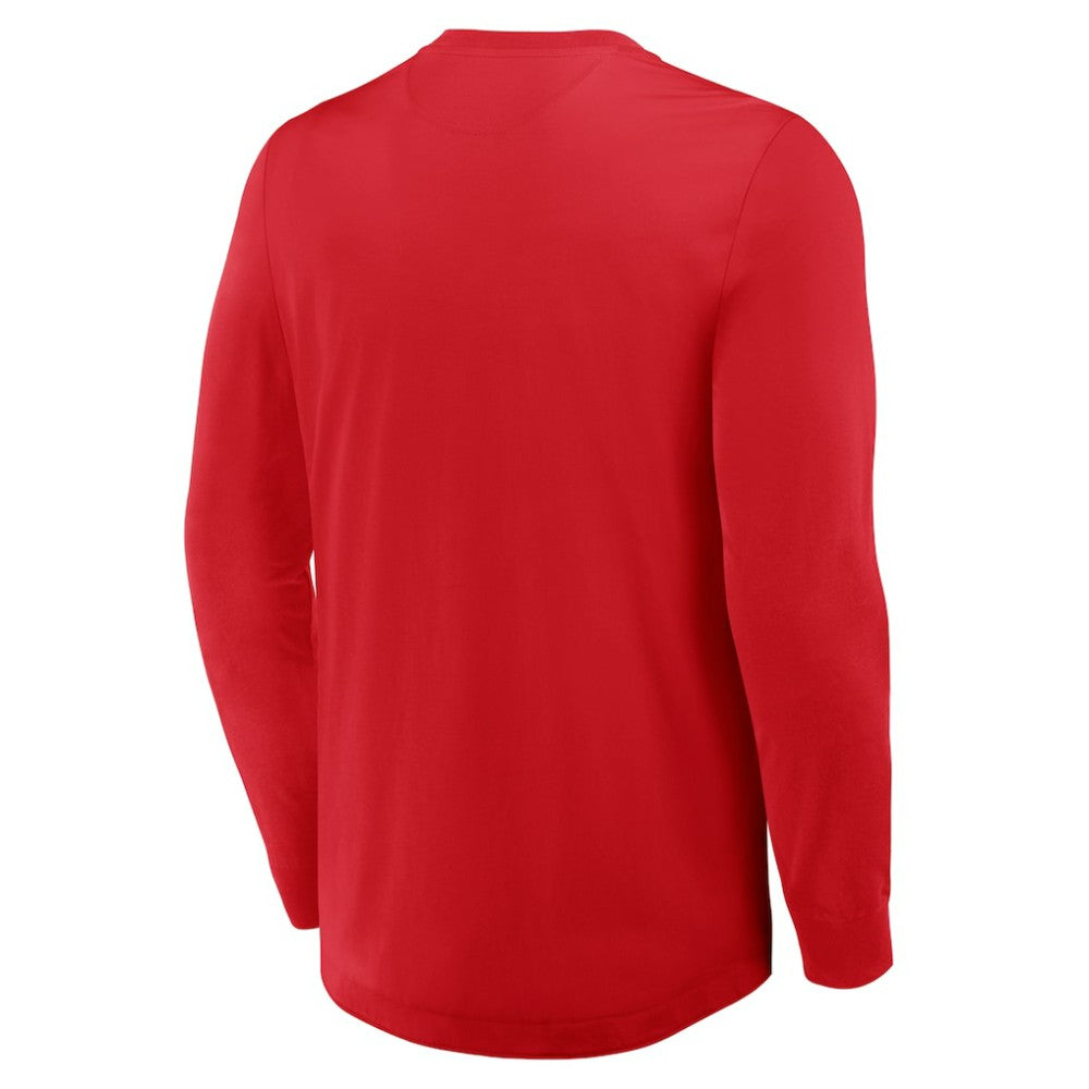 Detroit Red Wings Fanatics Adrenaline Push Long Sleeve Henley Shirt -  NHL
