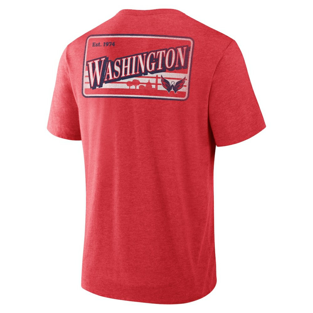 Washington Capitals Fanatics Fan Lanes Tri-Blend T-Shirt -  NHL T-shirts