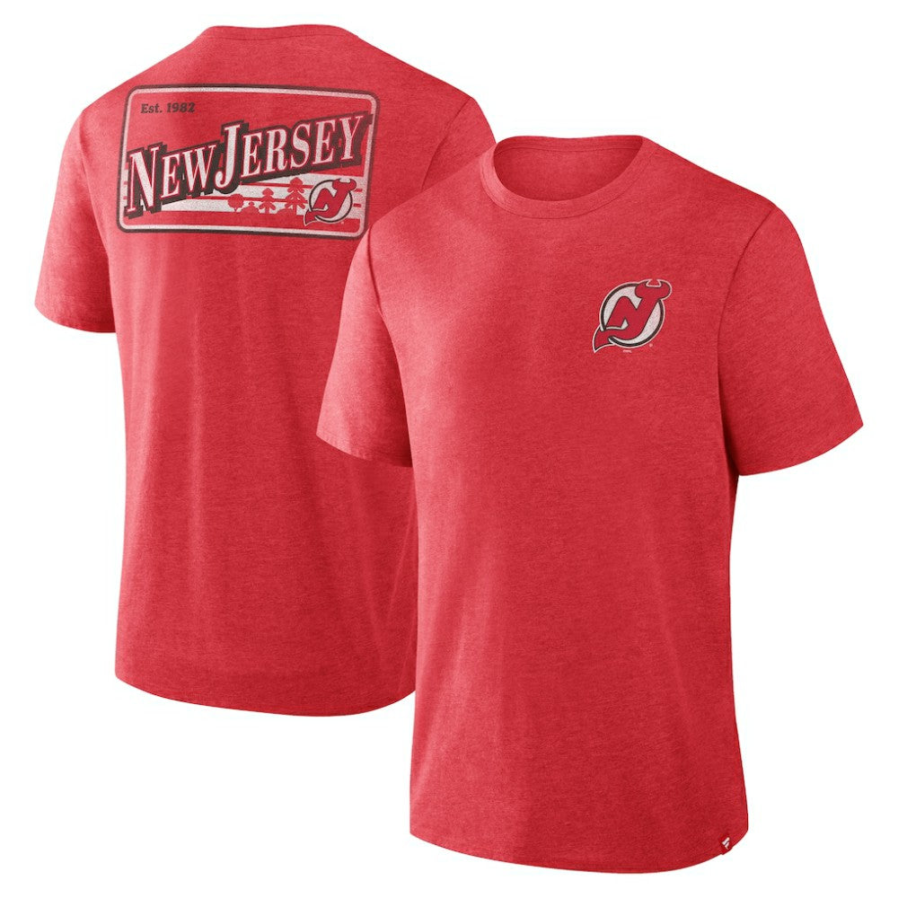 New Jersey Devils Fanatics Fan Lanes Tri-Blend T-Shirt -  NHL T-shirts