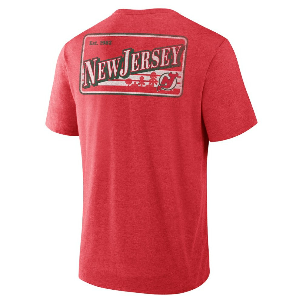 New Jersey Devils Fanatics Fan Lanes Tri-Blend T-Shirt -  NHL T-shirts