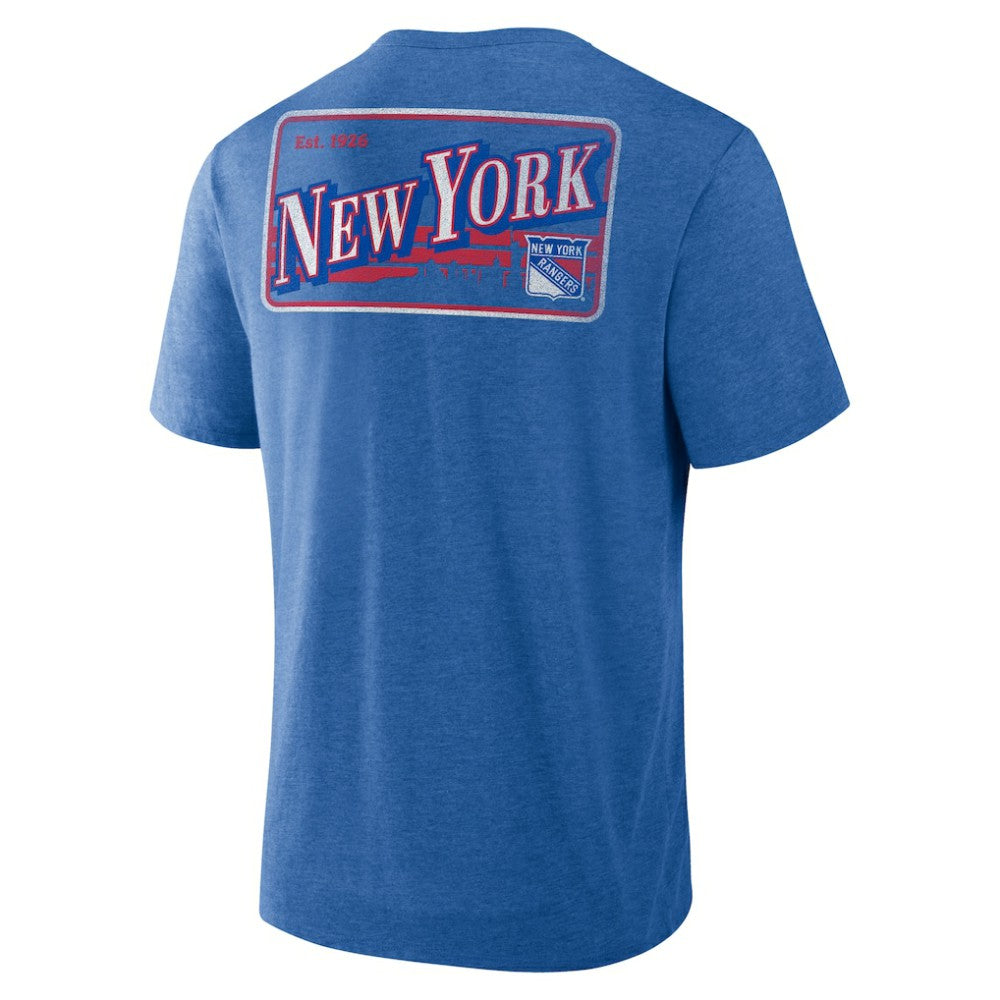 New York Rangers Fanatics Fan Lanes Tri-Blend T-Shirt -  NHL T-shirts