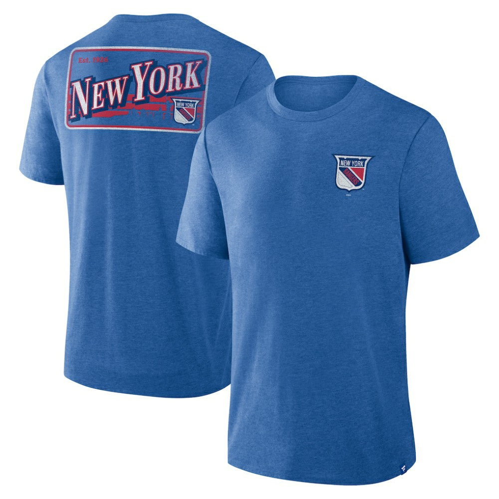 New York Rangers Fanatics Fan Lanes Tri-Blend T-Shirt -  NHL T-shirts