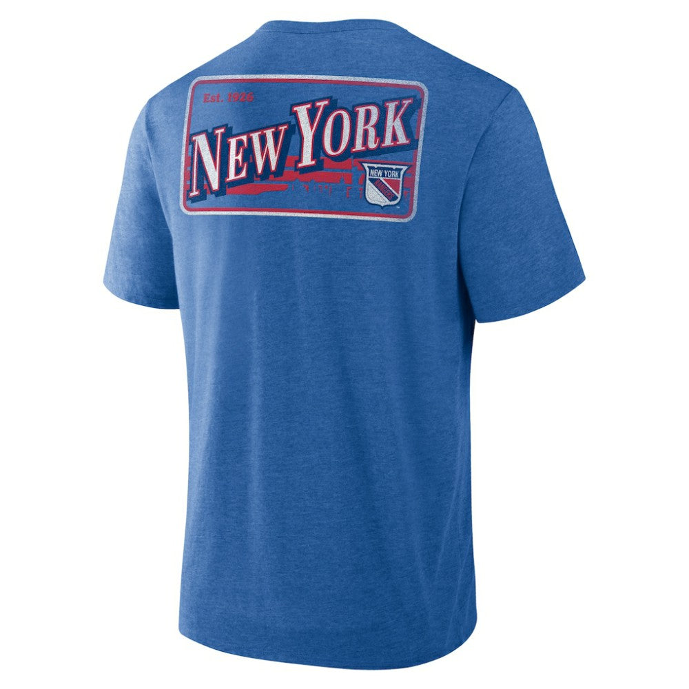 New York Rangers Fanatics Fan Lanes Tri-Blend T-Shirt -  NHL T-shirts