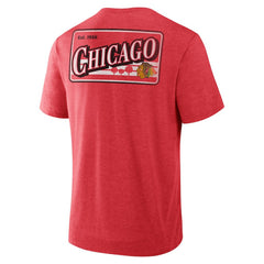 Chicago Blackhawks Fanatics Fan Lanes Tri-Blend T-Shirt -  NHL T-shirts