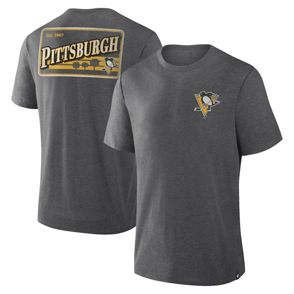Pittsburgh Penguins Fanatics Fan Lanes Tri-Blend T-Shirt -  NHL T-shirts