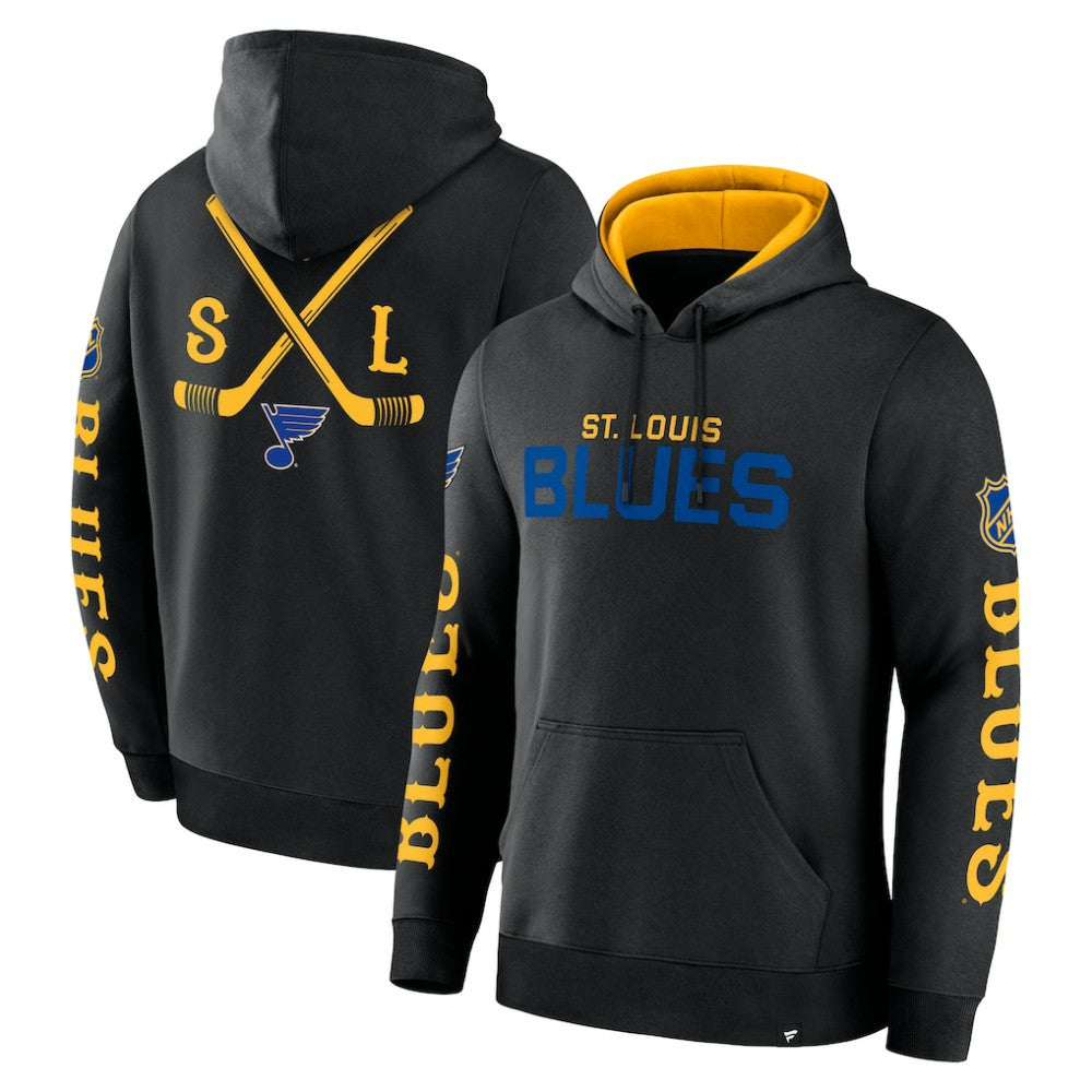 St. Louis Blues Fanatics Big City Legacy Fleece Pullover Hoodie -  NHL Hoodies