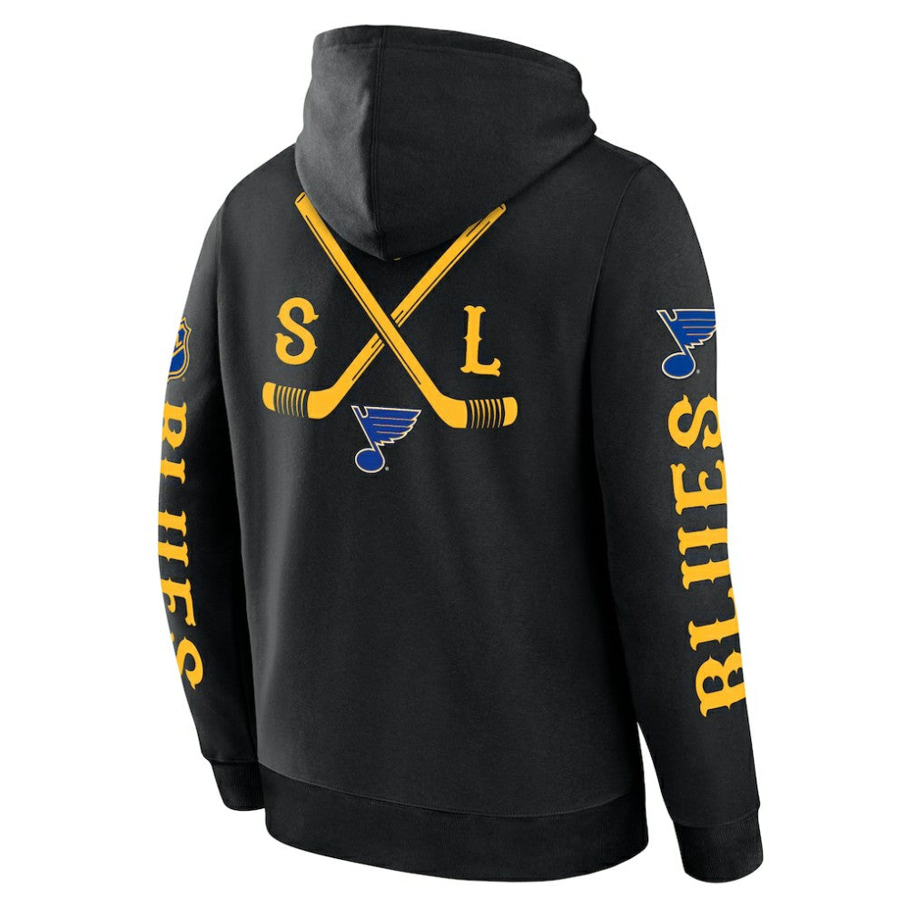 St. Louis Blues Fanatics Big City Legacy Fleece Pullover Hoodie -  NHL Hoodies