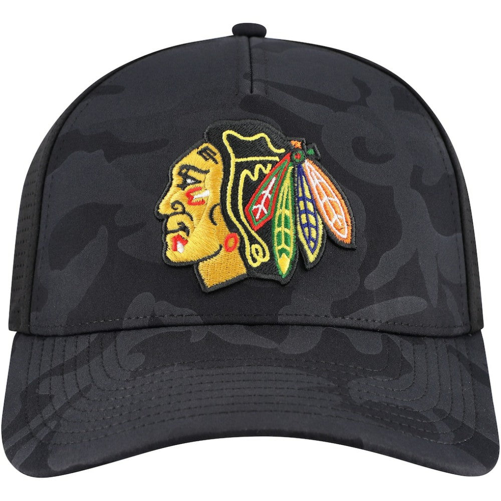 Chicago Blackhawks American Needle Valin Camo Super Tech Vented Adjustable Hat -  NHL Hats